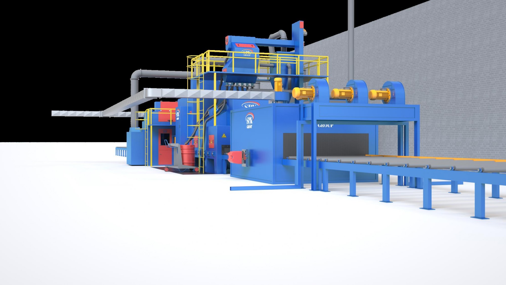 Понятие консервации изделий из металла Автоматизированная линия дробеметной очистки и консервации металлопроката SPK D K 33.8.15-R